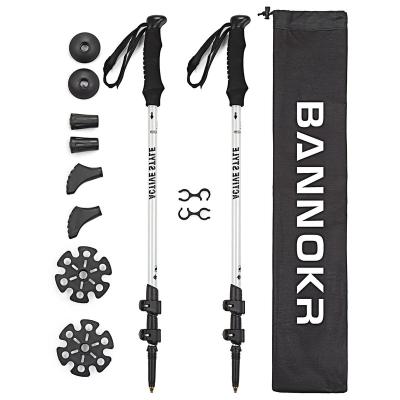 China Goods Promotion 2020 For Kids Men Women Plastic And Cork Grip Carbon Fiber Trekking Shock-absorbing Camping Poles for sale