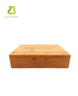 China Viable Bamboo Storage Box Organizer With Lid for sale