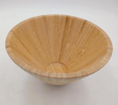 China Sustainable Wholesale Bamboo Bowl For Food Salad Fruit Candy Snack for sale