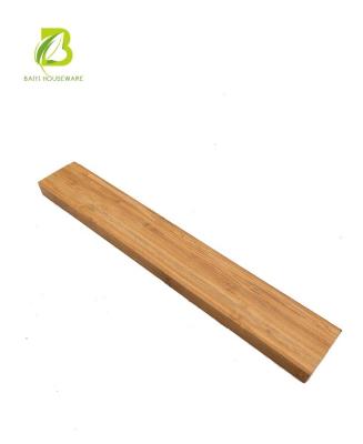 China Sustainable Powerful Magnetic Knife Holder Bar , Wall Mounted Bamboo Magnet Bar for sale