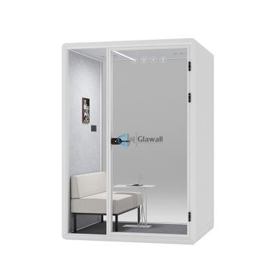 China Calling Mid Size 4 People Meeting Pod For Conference Meeting Booth With Furniture Sofa for sale