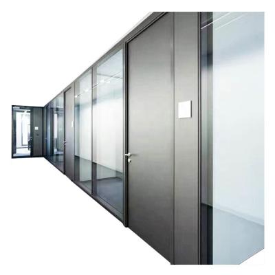 China EUROPEAN Cheap Single Glazing Glass Partition Walls For Office Room for sale