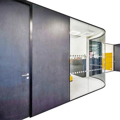 China EUROPEAN Cheap Single Glazing Aluminum Glass Frame Customization Office Partition for sale