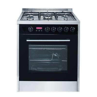 China Traditional Kitchen ETL Approval Free Standing Display Range Ovens With 5 Burner Gas Range for sale