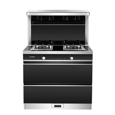 China Hot-selling household best-selling kitchen integrated gas cooker with automatic disinfection and drying function integrated cooker for sale