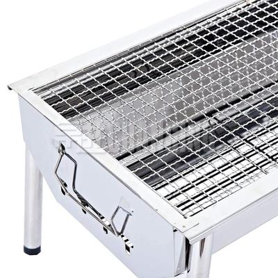 China Easily Assembled Portable BBQ Grill Kitchen Grills Machine Stainless Steel Burners Barbecue Nonstick Foldable Outdoor Part Equipment for sale