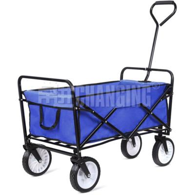 China Breathable Outdoor Camping Traction Cart Folding Beach Cart Heavy Duty Collapsible Utility Carts With Wheels for sale