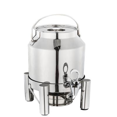 China High Quality Eco-friendly Frozen Food Serving Equipment 2 Tanks Milk Drink Beverage Dispenser For Buffet for sale