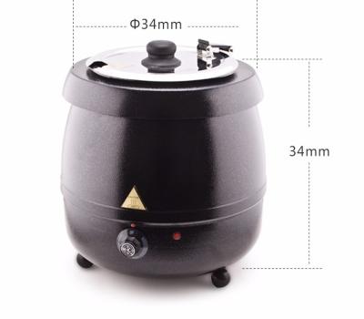 China Hot Sale 10L Stainless Steel Soup Kettle Buffet Stocked Soup Heating Heating Pot for sale