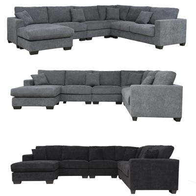 China Wholesale Discount Comfy Italian Convertible Couch Wholesale Upholstered Furniture Sectional Sofa Sectional Appearance for sale