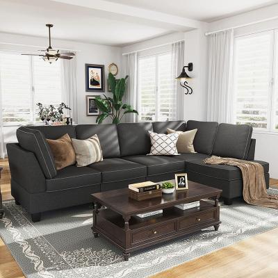 China (Other) Wholesale Living Room Furniture Adjustable Sectional Sofa Set Modern Couch Settee for sale