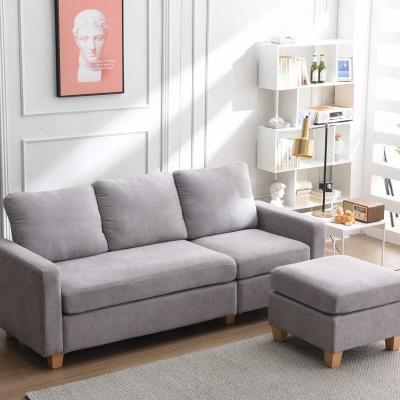 China (Other) Use Furniture Velvet Two Seat Adjustable European Specific Fabric Sofa For Home for sale