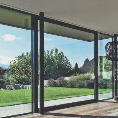 China Heavy Duty Aluminum Sliding Door Insulated Tempered Glass Sliding Patio Doors for sale