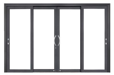 China Customized Residential Aluminum Sliding Glass Doors Stable With Laminated Glass for sale