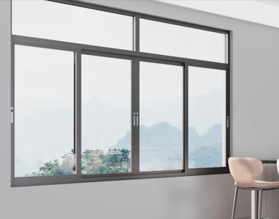 China SZG Powder Coated Sliding Aluminum Window With Multi Point Locking System And Hardware for sale