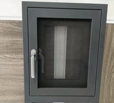 China Aluminum Swing Sash Window Fluorocarbon Spraying With Laminated Glass for sale