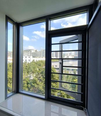 China High Grade Aluminum Swing Window With Multi Point Locking And Tempered Insulated Glass for sale