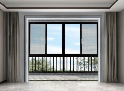 China Smooth Operation Horizontal Sliding Aluminium Windows With Insect Protection for sale