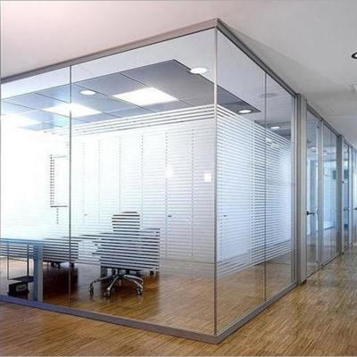 China Modern Design Safety Frameless Glass Office Walls Soundproof Laminated Glass for sale