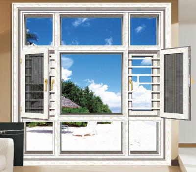 China Adjustable Sunscreen Aluminium Tilt And Turn Windows Weather Resistant for sale