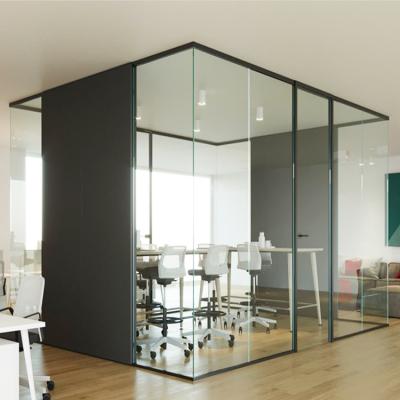 China Privacy Protection Commercial Glass Partitions Customizable With Modern Design for sale