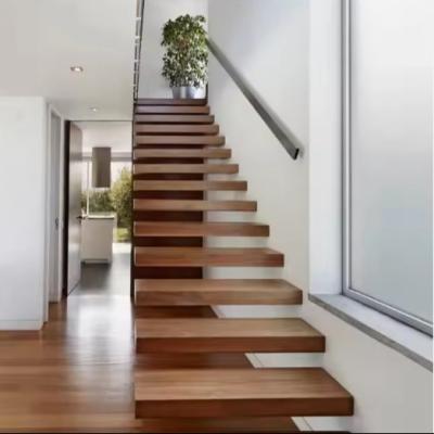 Chine Escalier flottant moderne à l'intérieur ou à l'extérieur avec balustrades et trottoirs personnalisés pour bâtiment commercial à vendre