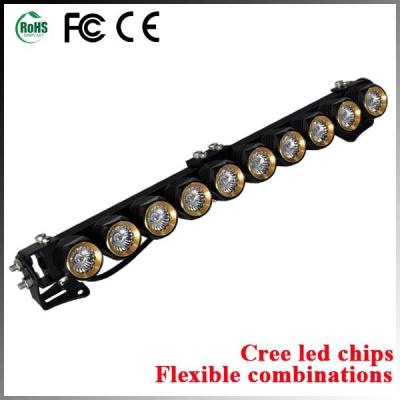 China Hot Newest 4x4 CNC Design DIY Kit 300w Aluminum Housing Modular Sxs Off Road Led Light Bar for sale