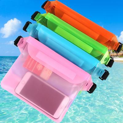 China Shockproof Swimming Drift Bags Waterproof PVC Underwater Backpack Hold Belt Pouch Pouch for iPhone 12 pro max for sale