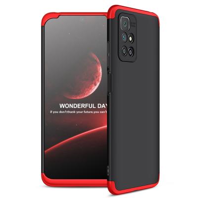 China GKK Shockproof 360 Degree Phone Case 3 in 1 Matte Hard PC Shockproof Case for Xiaomi Redmi Note 10 5G 10 11T 11 Lite for sale