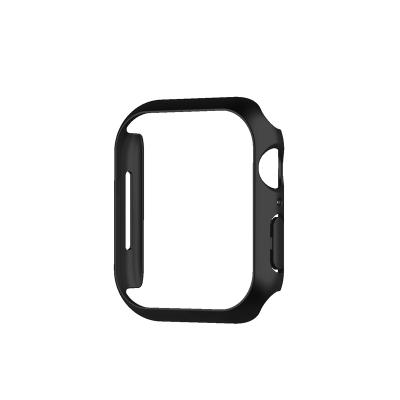 China Flexible High Quality Hard Plastic PC View Protector Bumper Watch Case Cover For iWatch 7 41mm 45mm 38mm 44mm for sale