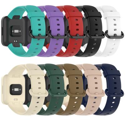 China Water Resistant 2021 New Silicone Strap Replacement Sports Watch Band Wrist Strap Bband Watch Accessories For Xiaomi Redmi Watch 2 for sale