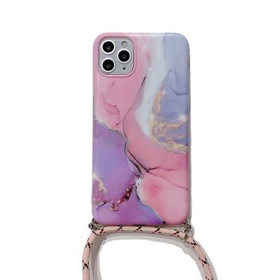 China Anti-fall IMD marble phone case soft tpu cell phone case for iphone 12 case cover for sale