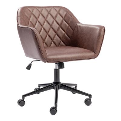 China Office Adjustable Chair Swivel Chair Modern Design Leather Armchair (Height) for sale