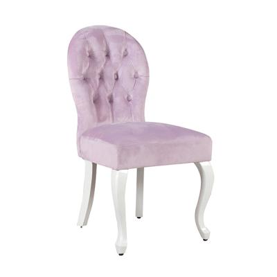 China Modern Elegance Purple Dining Chair Luxury Dining Chair Modern Velvet Dining Chairs for sale