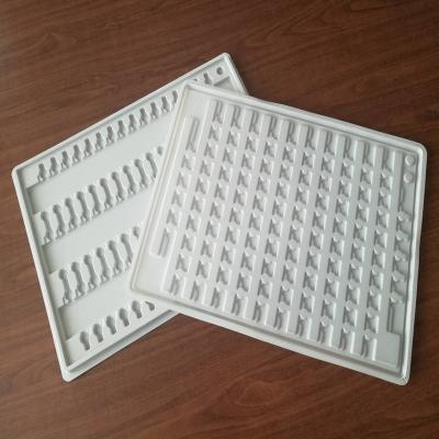 China Recyclable Electronic Components IC Chips Plastic Blister Tray Packaging for sale