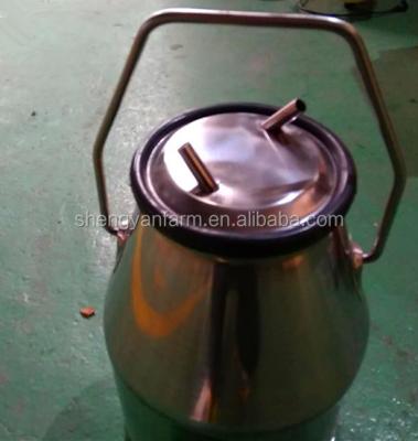 China milking machine wholesale price stainless steel milk bucket 25L for sale for sale