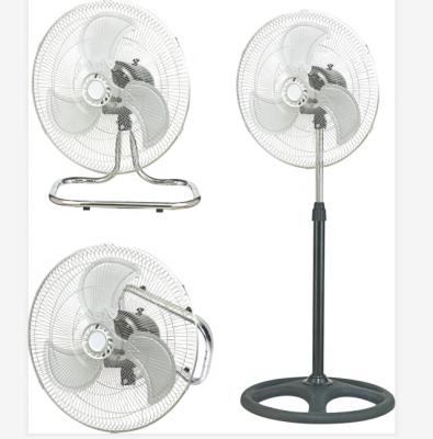 China Modern Single 18 Inch Industrial Electric Power Source And Metal 3 Materials In 1 Industrial Fan for sale