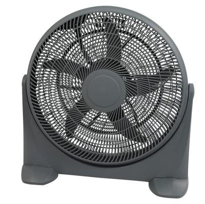 China Lower noise 20inch square box fan and foor installation square box portable plastic fan for sale