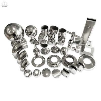 China Handrail Stainless Steel Fittings Accessories For Handrail / Stair Railing Accessories for sale