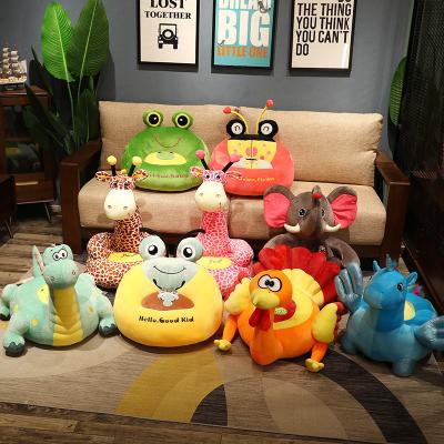 China Cushion Baby Seat Sofa Plush Soft Animal Shaped Ride on Toy Comfortable Couch Sofa Chair for Toddler Baby Children for sale