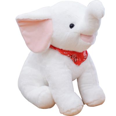 China Eco-friendly Material 7-inch Custom Soft Stuffed Animal Plush Kid Cute Kawaii Big Ear Elephant Animal Baby Appeasing Huggable Adorable Plushies Toys for sale