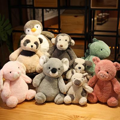 China Eco-friendly Material Stuffed Soft Cuddly Koala Puppy Bear Monkey Plushies Adorable Toy Customize Logo Label Promotion Souvenir Gift  For Children for sale