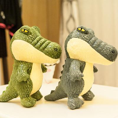 China Eco-friendly Material Cute Simulation Soft Stuffed Soft Cuddly Crocodile Alligator Plush Toy Keyring Souvenir Keepsake Memento Mascot For Zoo Park for sale