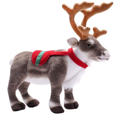 China Eco-friendly Material Reindeer Plush Stuffed Animal Plush Toy Kids Gifts Animal Plush Christmas Gift Promotion Mascot for sale