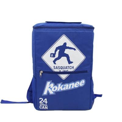 China OEM Thermal Beer Can Insulated Cooler Backpack with One Cooler Compartment for sale