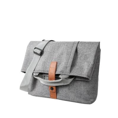 China Custom Made Man Gray Water Proof Shoulder Bag for sale