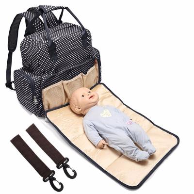 China Waterproof Backpack Diaper Bag Baby Diaper Bag Mommy Bag for Mom and Dad Fit Stroller - with Changing Pad and Stroller Straps for sale