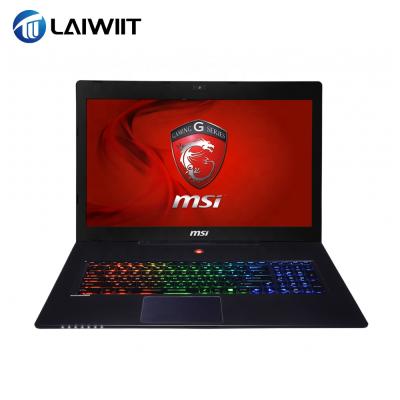 China Msi Keyboard LAIWIIT 17 Inch GS70 2PE Backlit Stealth Keyboard LAIWIIT 17 Pro Cheap Laptops Core i7 3Gb Grphics Gaming Computers Used Office Notebook for sale