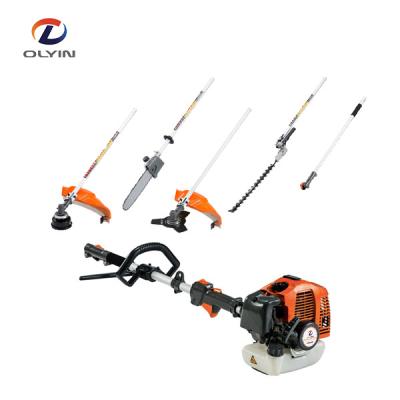 China 2-Stroke 52cc Gas Powered 4 in 1 Multi-Function Tools with Brush Cutter, Hedge Trimmer, Chainsaw for sale