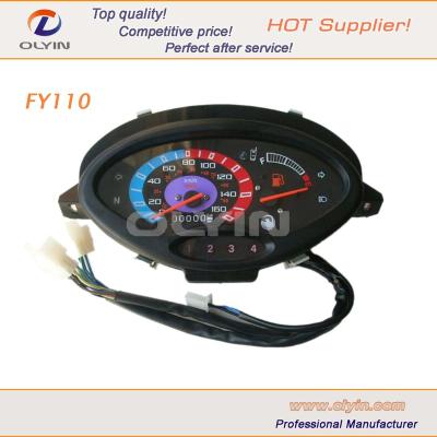 China ABS Plastic Motorcycle FY110 Tachometer Assy For Motors Parts for sale